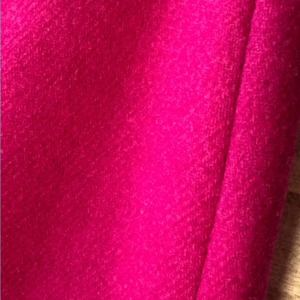 J. Crew Vibrant Pink Skirt. Size 8. Great Condition. Wool Blend Preppy